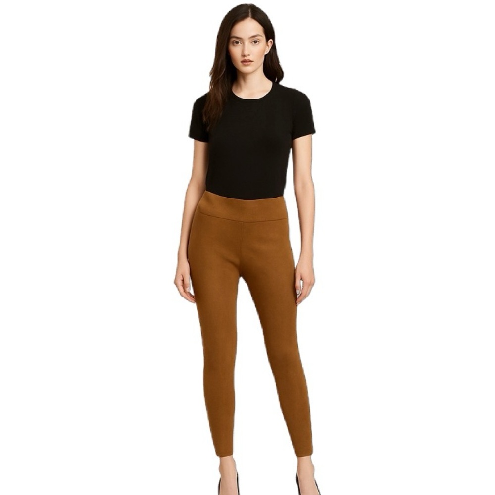 Vince Camuto Faux Suede Camel Leggings
